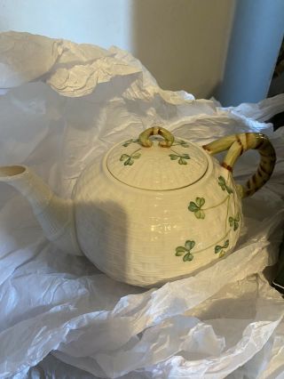 belleke fine parian china teapot hand crafted in ireland 2