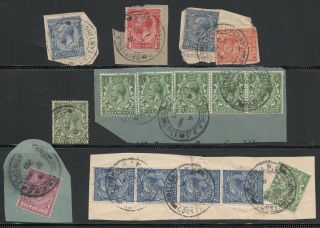 British Levant: British Army Post Office,  Constantinople,  Most On Piece,  1919 - 20