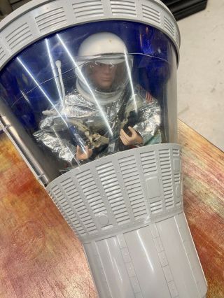 1966 Gi Joe Official Space Capsule W/ Astronaut,  Suit,  Directions,  Record & Box