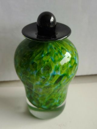 Karine Bouchard Art Glass Memory Urn Vase