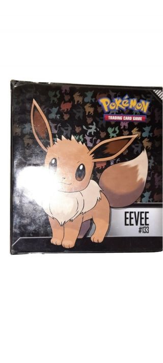 Rare Pokemon Eevee Binder 133 2 " 3 Ring Ultra Pro Trading Card Game Storage