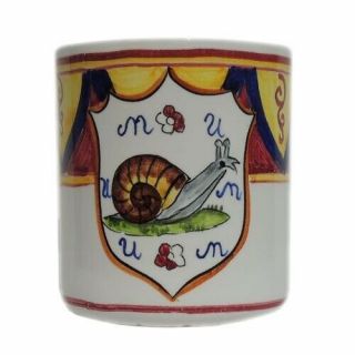 Palio Di Siena Contrade Coffee Mug - Chiocciola - Italian Ceramics