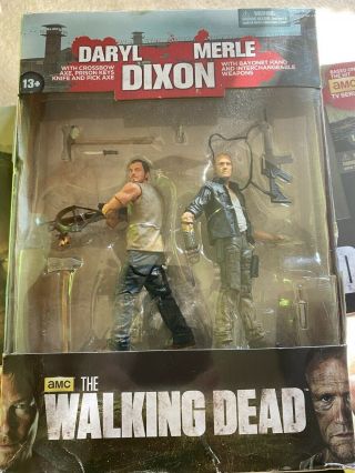 The Walking Dead Action Figure Set Daryl Merle Dixon With Accessories