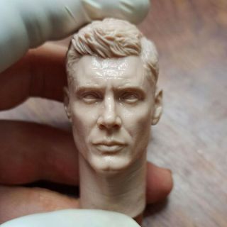 Blank 1/6 Scale Supernatural Dean Wincheste Head Sculpt Unpainted Fit 12 " Figure