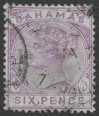 Bahamas 1890 6d C £38