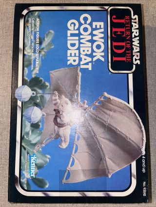 Vintage 1983 Kenner Star Wars Rotj Ewok Combat Glider Misb