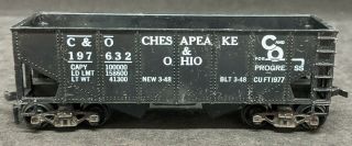 Varney Ho: Chesapeake & Ohio C&o 2 Bay Hopper 197632,  Metal Trucks,  Vintage Usa