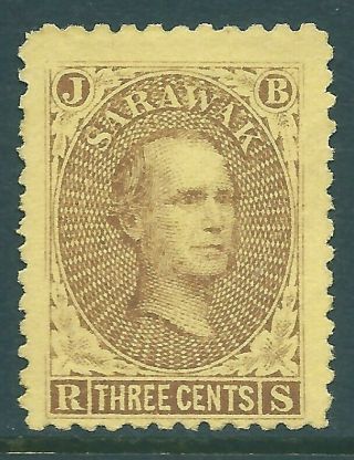 Sarawak 1869 Sir James Brooke 3c Sg1