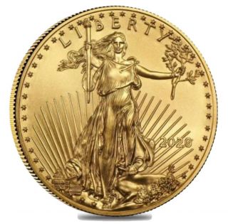 United States 2020 $5 1/10 Oz Gold American Eagle Coin Bu