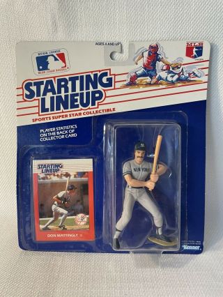 [1988] Don Mattingly Ny York Yankees Starting Lineup Slu Mlb Baseball - Nip
