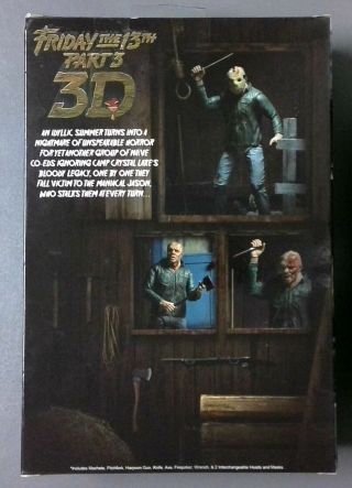 Friday the 13th Part 3 3D Jason Voorhees Action Figure - NECA 2016 - 3