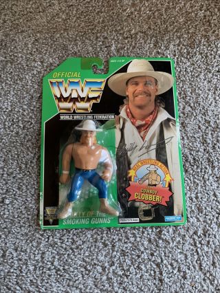 Billy Gunn - Rare 1994 Wwf/wwe Hasbro Green Card Nib Wrestling Action Figure