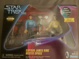 Star Trek Captain James Kirk Mr.  Spock Action Figure Collectible.  000615