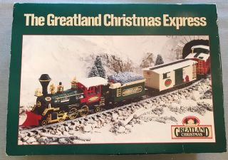Vintage 1991 The Greatland Christmas Express Train Set No.  187 Bright