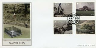 St Helena People Stamps 2021 Fdc Death Of Napoleon Bonaparte Exile 4v Set