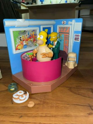 2000 Simpsons Nuclear Power Plant with Homer and Burns plus props 2