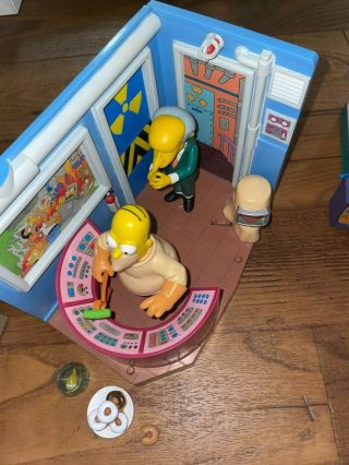 2000 Simpsons Nuclear Power Plant with Homer and Burns plus props 3