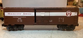 Lionel 6 - 9441 Pennsylvania Merchandise Service Boxcar O Scale Rolling Stock