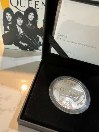 Queen - 2020 Royal Music Legends 1oz Silver Proof Coin - And