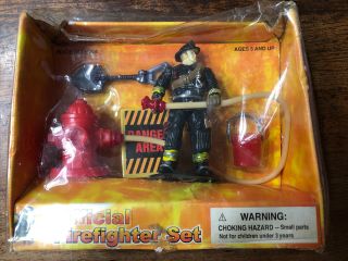Very Rare Chap Mei Type Manley Fire Fighter Playset K