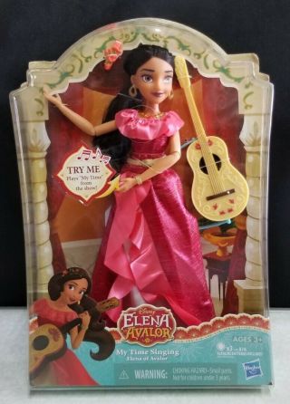 Hasbro Disney Elena Of Avalor My Time Singing Elena Of Avalor In Package