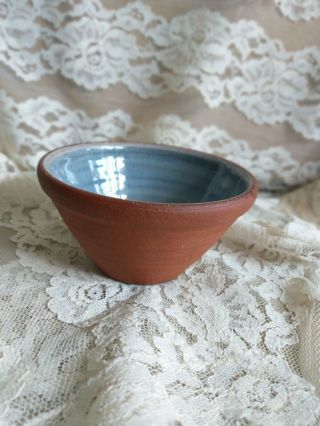 Denis Vibert Studio Small Pottery Bowl - Sullivan,  Maine 2 " X 3.  5 "