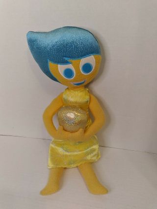 Disney Joy Doll From Inside Out Plush Doll Stuffed Toy 15 " Pixar