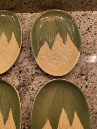 Vintage Shawnee Pottery Corn King 68 Set of 6 Plates,  9 3/4 x 6 5/8,  1946 - 1955. 3