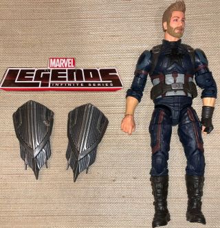 Marvel Legends Infinity War Thanos Baf Build A Figure Series Captain America 6 "
