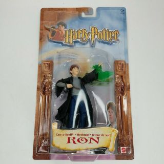 Vintage Harry Potter Cast - A - Spell Ron (2002) Mattel Action Figure
