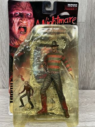 Mcfarlane 1994 Movie Maniacs Nightmare On Elm Street Freddy Krueger Box
