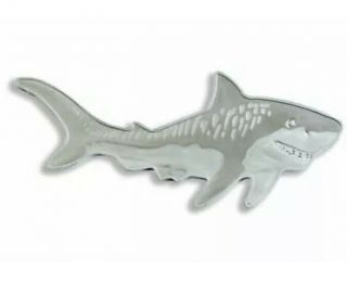 2020 Solomon Hunters Of The Deep Tiger Shark 1 Oz.  999 Fine Silver Coin