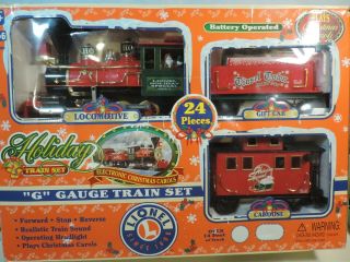 Lionel 62134 Holiday Train Christmas Railroad Set " G " Gauge