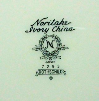 NORITAKE Ivory China 7293 