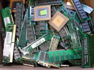 Scrap Gold Electronic Recovery Memory,  Cpus,  Video Processors,  Board Edges