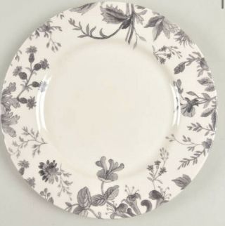 Royal Stafford Floral Weave Grey Dinner Plates Set Of 4