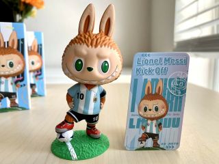 Pop Mart X How2work Labubu Mini Figure Lionel Messi Argentina Series [kick Off]