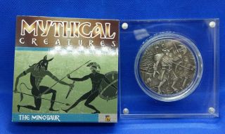 Popjoy 2018 Mythical Creatures - The Minotaur 2 Oz Silver Proof Coin