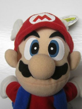 Nintendo Mario 64 Plush Stuffed Toy Bd&a Wing Cap 6 " Collectible With Tag