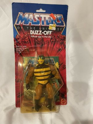 Vintage 1983 Buzz Off He Man Masters Of The Universe Moc Figure Motu Nib