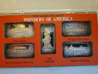 Hamilton " Wonders Of America " 5 - 1 Troy Oz 