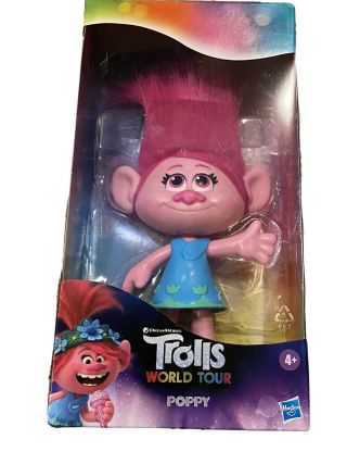 Trolls World Tour - Poppy Doll 9 " Figure - Dreamworks Hasbro Toy - Ages 4,