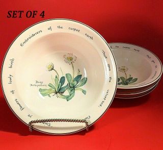 Noritake Country The Diary Of An Edwardian Lady Soup Bowls Edith Holder Set Of 4