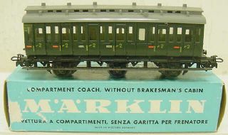 Marklin 4004 Ho Scale Coach Car Ex/box