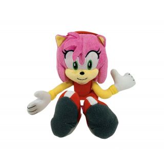 9” Tomy Sonic The Hedgehog Amy Rose Plush Sega
