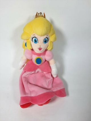 Nintendo Mario Bros.  Princess Peach Plush Doll Stuffed Toy 9 " 2017
