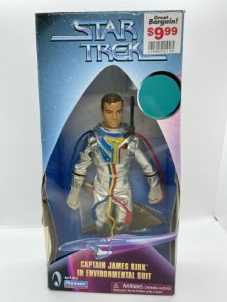 1999 Playmates Star Trek Captain James Kirk In Environmental Suit R10