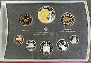 2008 Canada Silver Dollar Proof Set - Champlain Quebec City 400th Anniversary