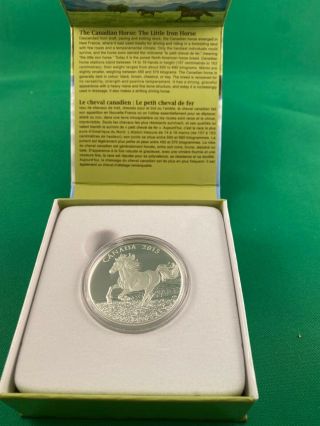 Canada Face Value Series 2015 $100 For $100 Fine Silver Coin Canadian Horse,  342