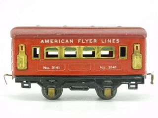 O Gauge 2 - Rail American Flyer Coach Passenger Car 3141